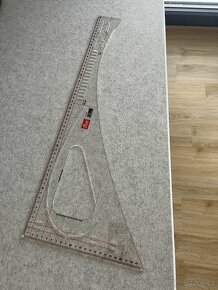 Krejčovský příložník / pravítko Prym délka 60 cm