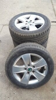 Alu kola Skoda 205/55/16 roztec 5×112 - 1