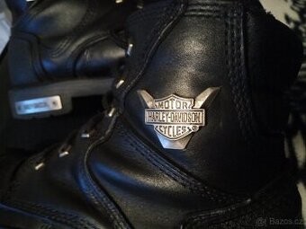 Prodám kožené boty Harley Davidson Break