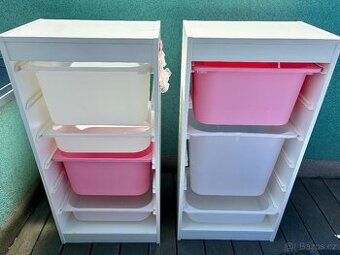 2x Trofast-IKEA Úložná sestava s krabicemi