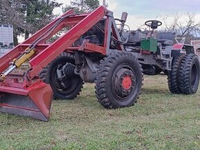 Traktor+nakladač 4x4 V3S, Avia, doprava do 100km zdarma.