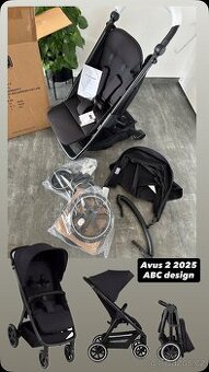 SLEVA - 5990 Kč Nový kočárek AVUS 2 2025 (PC 8400 Kč)