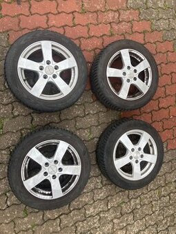 Alu kola Dezent 5x114,3, zimní pneu 205/55/16