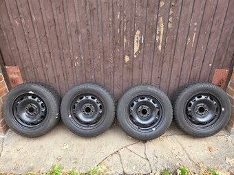 Prodám 4ks pneu Polaris 3 185/60 R14 na plech.discích