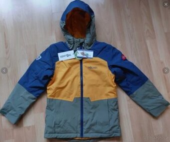 Nová slabší zimní nepromokavá bunda Trollkids, vel. 152