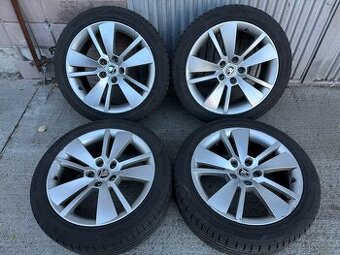 18" Elektrony SKODA 5x112 so letnymi pneu 235/45 R18