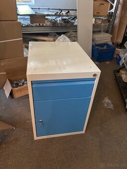 Kontajner pod dílenský stůl (skříňka +zasuvka) - kovona