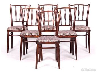 6x krásné retro židle TATRA po přečalounění.