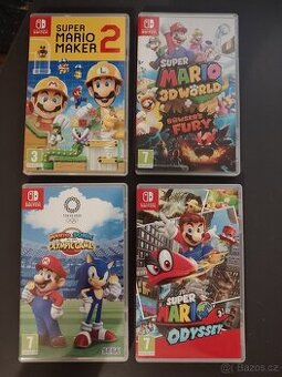 Nintendo Switch hry (jako nové)