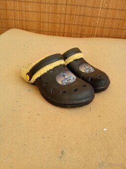 dětské zateplené crocsy - velikost 34/35