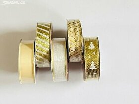 Dekorace - látková stužka - různé druhy - 2 m