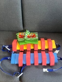 Dětské plavecké pásy 85cm a 120cm, 12dílků, 0-7 let