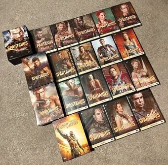 16x DVD - SPARTAKUS (kompletní TV seriál) - NEJLEVNĚJI