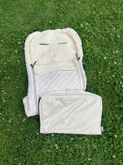 Celoroční fusak do kočárku + rukavice na kočárek