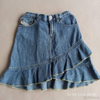 Riflová sukně, vel. 120