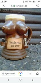 Dárkový půllitr, popelník