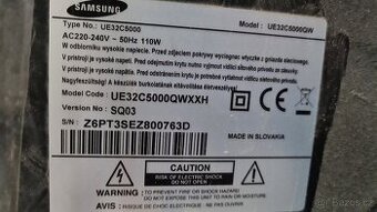 LED TV SAMSUNG model UE32C5000