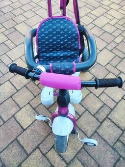 Dětská tříkolka s vodící tyčí DHS Scooter Plus