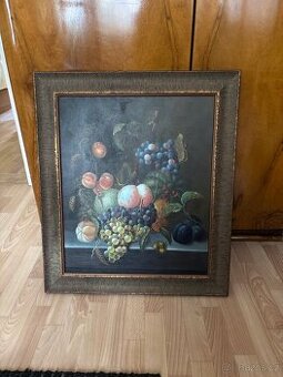 Dekorativní olejomalba – Zátiší s ovocem