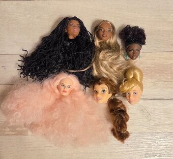 Hlavičky sběratelských panenek Barbie, Disney, Xian Xian