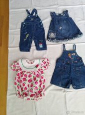 Dětské džíny a šaty