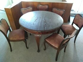 Starožitný nábytek stůl, židle, křesla Gerstel