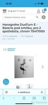 Hansgrohe podomítková baterie s tělesem - 1
