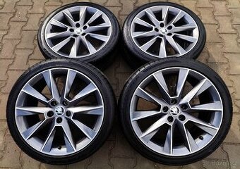 Alu kola originál Škoda Fabia III, Rapid 5x100 R17 Savio