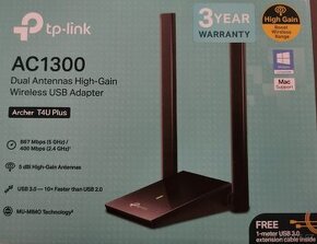 Wi-Fi adaptér TP-Link Archer T4U Plus