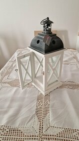 lampa dřevěná, levandule doza, opasky - 1