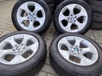 ALU 5x120 r17 BMW,T5 + LETNÍ PNEU - PĚKNÁ SADA