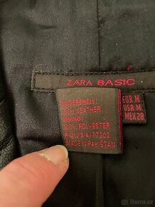 Dámský kožený kabát ZARA velikost M