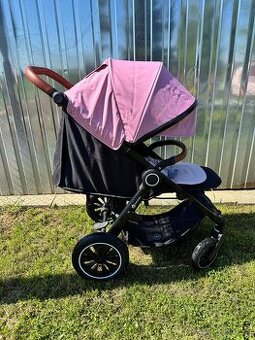 Golfový kočárek Petitee&Mars Street+ Air Black Rose Pink - 1