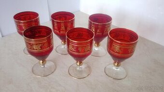 Skleničky bohemia glass 6ks