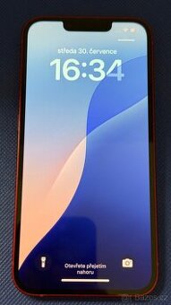 iPhone 13 256GB Red, krásný stav