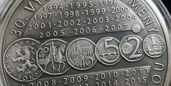 AG medaile 10 oz 311g čistého stříbra ČM jen 300ks Top
