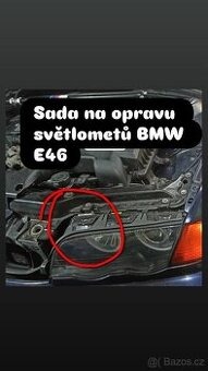 Opravní držák světlometů BMW E46