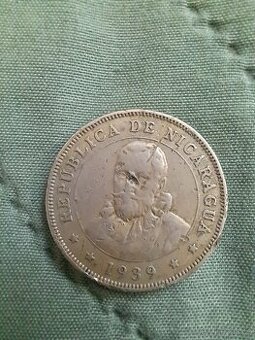 Mince Cordoba nikaragua 50 centavos1939