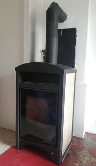 krbová kamna s výměníkem