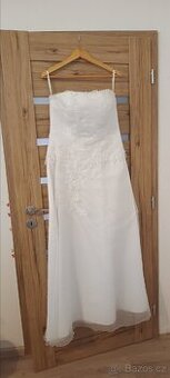 Svatební šaty bílé šněrovací velikost 46