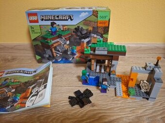 Lego minecraft opuštěný důl