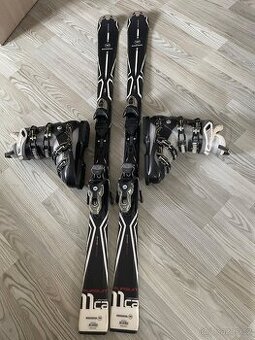 Lyže Rossignol 155 cm+ lyžáky Salomon vel. 41-42