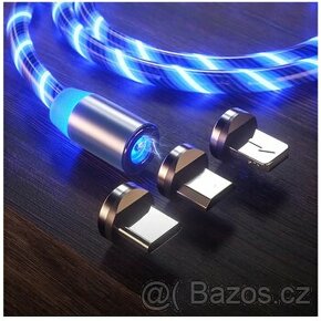 Svítící nabíjecí kabel