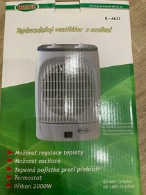 Teplovzdušný ventilátor Bravo B4623