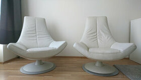 2x kožená křesla W.Schillig