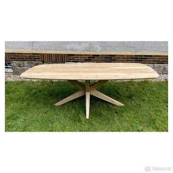 Masivní jídelní stůl - Bora 220 cm - 1