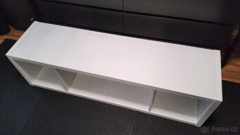 IKEA TV stolek bily 146,5 x 41 x 39cm s prihradkami