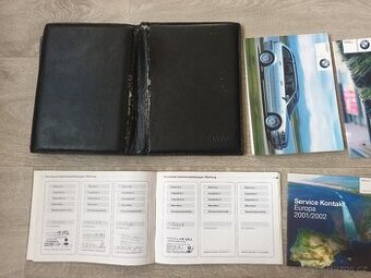 BMW E46 servisní kniha, návod s pouzdrem