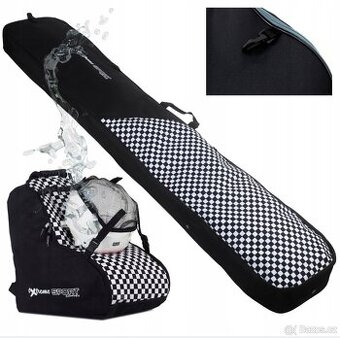 Obal na snowboard + boty s helmou