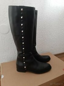Kožené kozačky vel.38